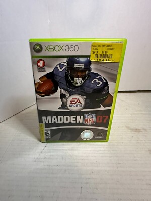 Madden NFL 07 (Microsoft Xbox 360, 2006) Complete used