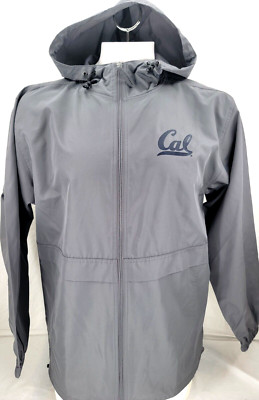NEW California Cal Golden Bears Champion Full Zip Windbreaker Jacket Men's L