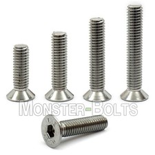  4-40 Stainless Steel Flat Head Socket Cap Screws, SAE 82  Countersunk 18-8 A2