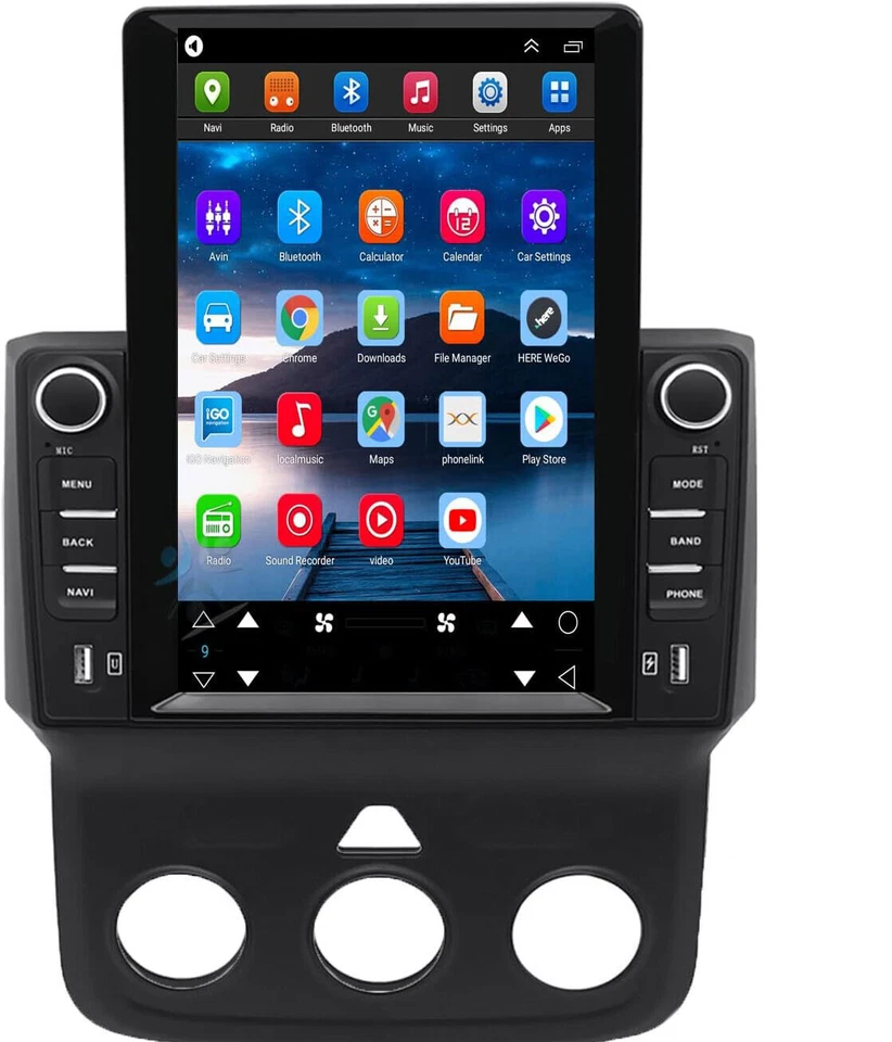 For 2013-2018 Dodge Ram 1500 2500 3500 Android 13 Carplay Car Stereo Radio GPS  - Image 2 of 4