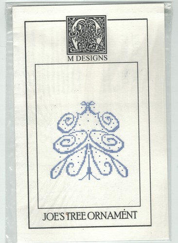 M Designs Cross Stitch Chart NAME Tree Ornaments - You Pick - Picture 49 of 49