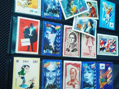 16 tmbs:Raimu, De funes, Gabin, Signoret, Romy, Tintin, PSG,OM, le bossu..etc.." - Photo 1/4