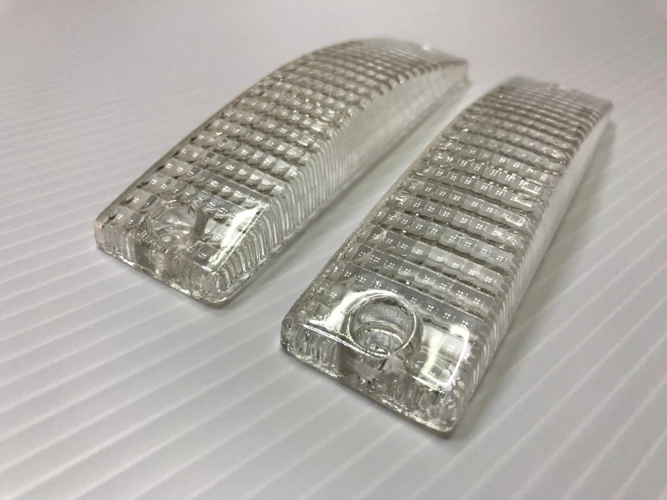 JDM MODELO 86-92 MAZDA RX7 RX-7 FC LENTES DE LUZ DE SEÑAL DE GIRO TRANSPARENTE FRONTAL L&R Foto 3 de 4