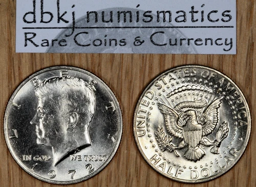 1972-P Kennedy Half Dollar — photo from another recent sale