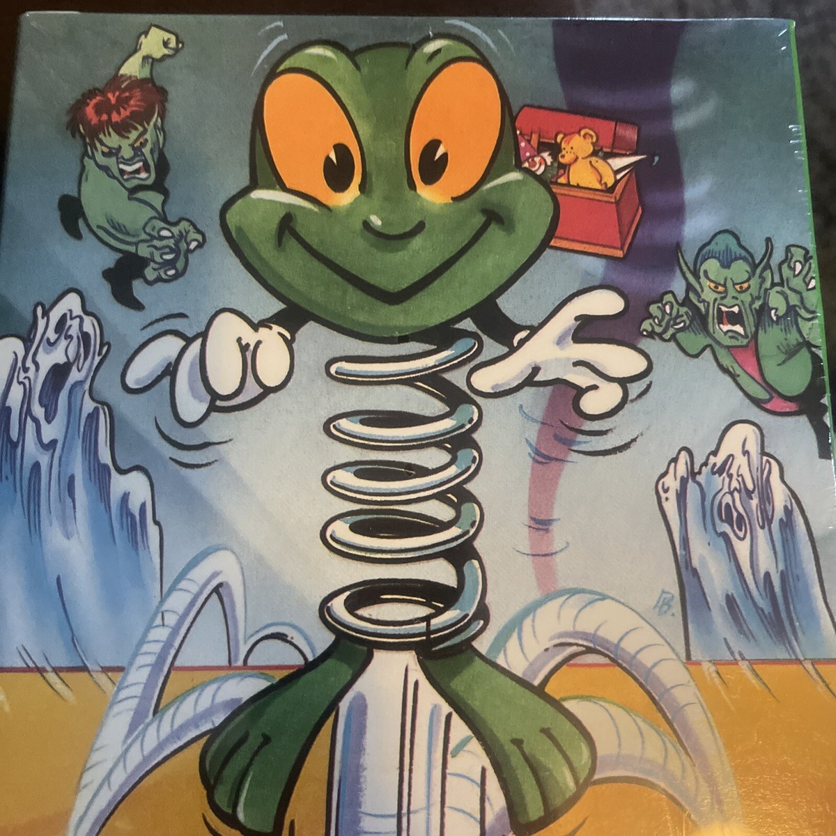 Vintage 1987 Thing On A Spring (Commodore 64/128 Video Game Vintage 1987 Thing On A Spring (Commodore 64/128 Video Game