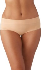 Wacoal Women's Feeling Flexible Seamless Hipster Panty, Almost Apricot, S