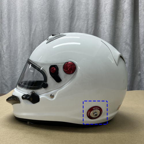 HANS Buckle Cover Left Right Decora For ARAI GP3 GP6 GP7 SK6S Bell OMP RS7-K/HP7 - Bild 11 von 14
