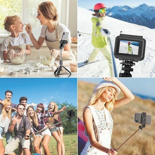 Selfie Stick Bluetooth 360°Monopod Phone Tripod For iPhone Samsung Pixel REDMI - Picture 7 of 7