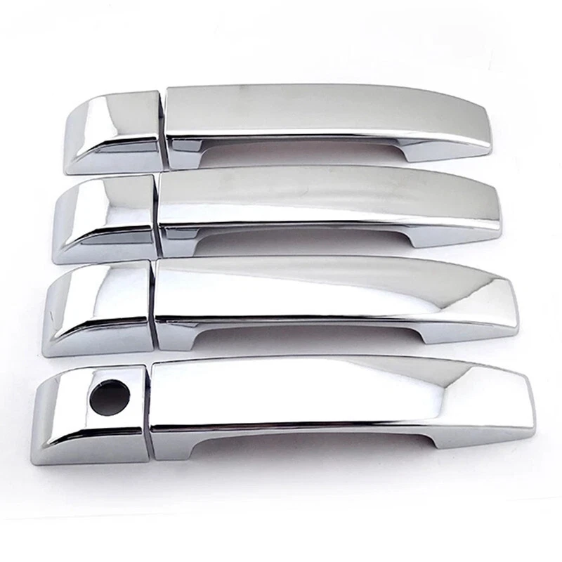 Kit de moldura de cubierta de manija de puerta cromada para Land Rover Range Rover L322 2002-2012 Foto 4 de 4