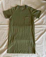 Everlane Weekend Tee Shirt Dress Artichoke Green Size Extra Small XS