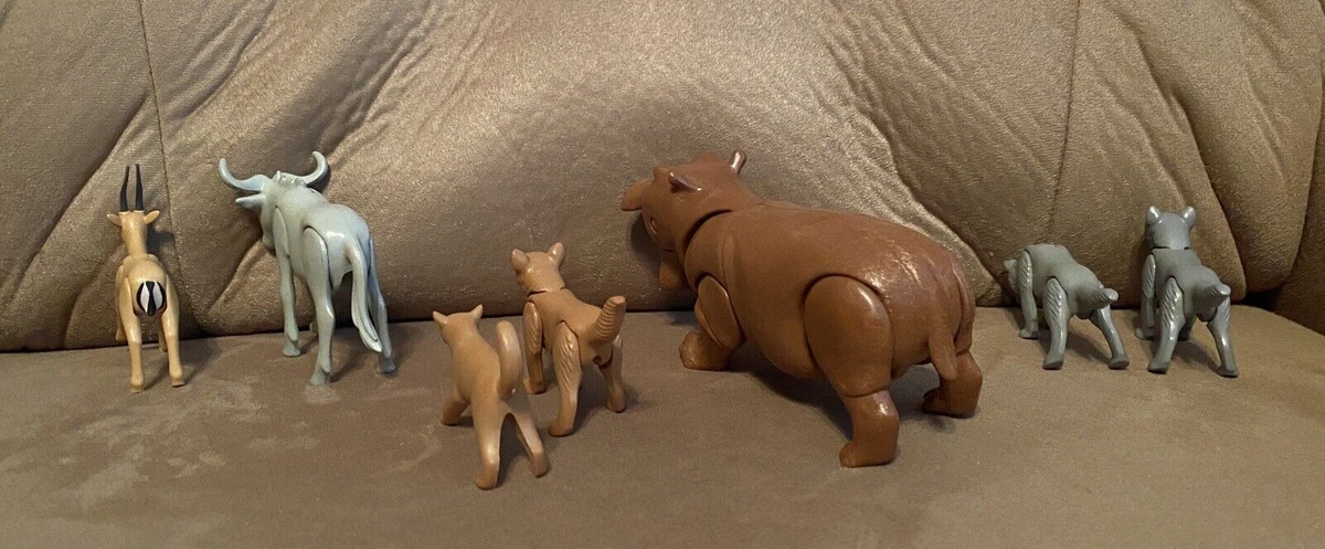 estante Supervivencia Red Playmobil Wild Animals ~ Wildebeest Antelope/Gazelle Hippotumus Coyote Wolf | eBay estante Supervivencia Red Playmobil Wild Animals ~ Wildebeest Antelope/Gazelle Hippotumus Coyote Wolf | eBay