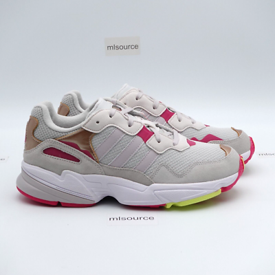 adidas Yung-96 Suede Sneakers EE4355 Grey Pink Size 6Y Youth / 7