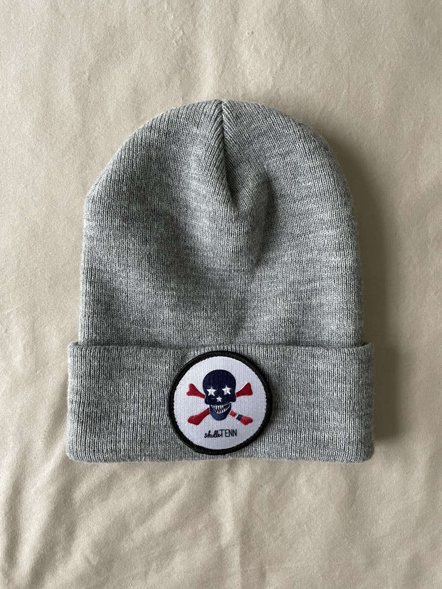 Beanie Ktm Tld Beanie Skulle TEN Classic Ribbed Beanie Grey Skull