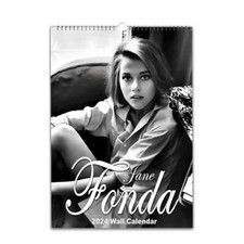 Beautiful Vinatge Jane Fonda 2026/27 Personalised Calendar  Choose start month