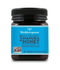 New & Sealed! Wedderspoon New Zealand Raw Manuka Honey KFACTOR 12  8.8oz