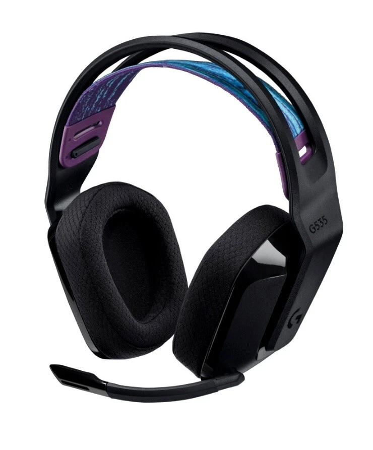 Logicool Gaming Headset G535BK LIGHTSPEED Black Wireless Headband Type New