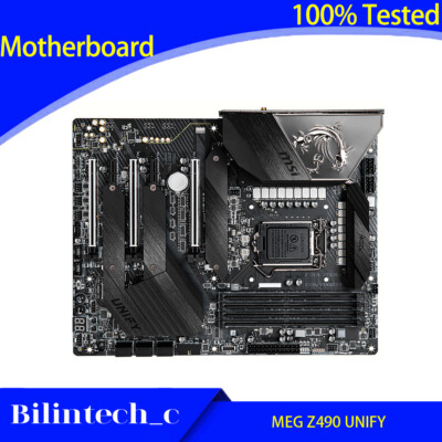 FOR MSI MEG Z490 UNIFY Motherboard Support CPU 10900K/10700K DDR4