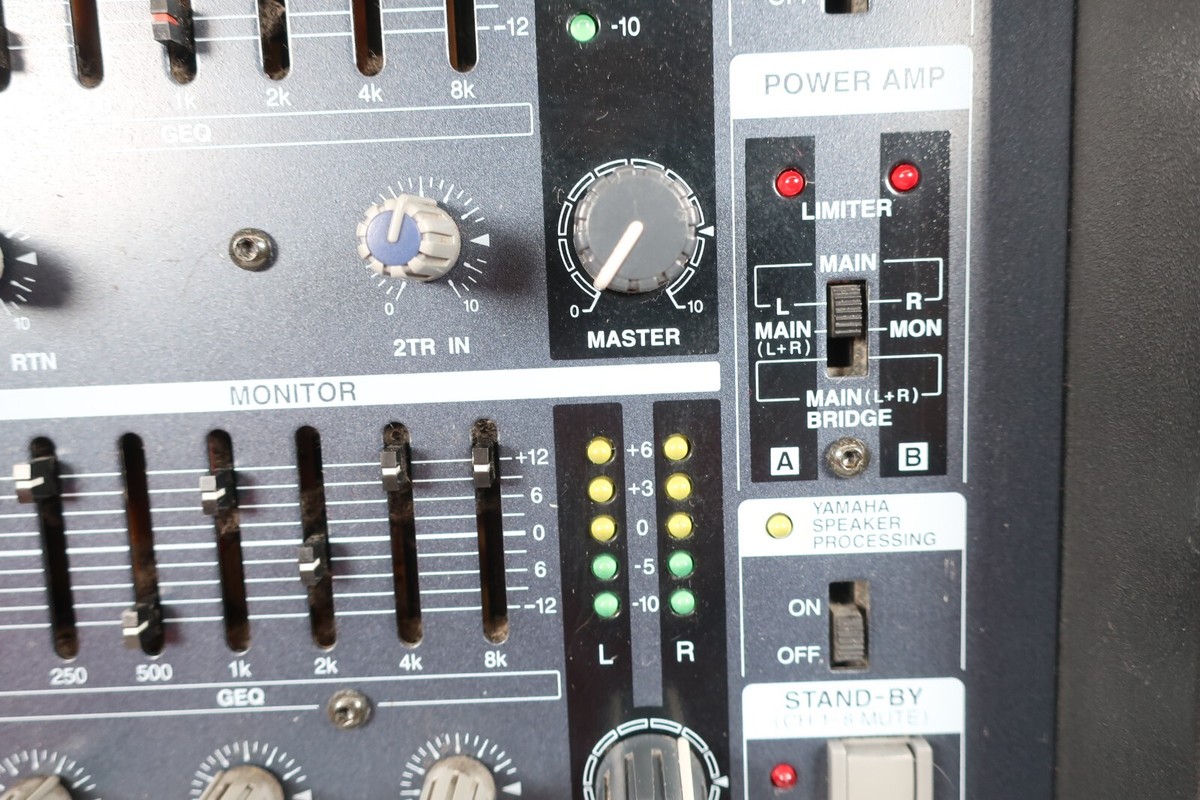 Yamaha EMX88S 8 Channel 400W+400W Powered Mixer | Tested & Working