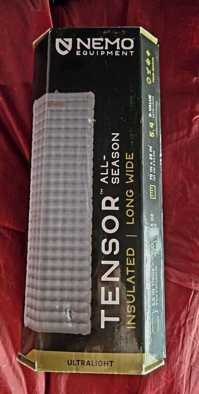 NEMO TENSOR  INSULATED / LONG WIDE SLEEPING PAD. BRAND NEW. ALL SEASON