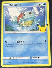 Squirtle 17/25 Pokemon English 25th Anniversary McDonalds Promo 2021