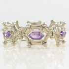 Taxco Amethyst Sterling Silver Bracelet