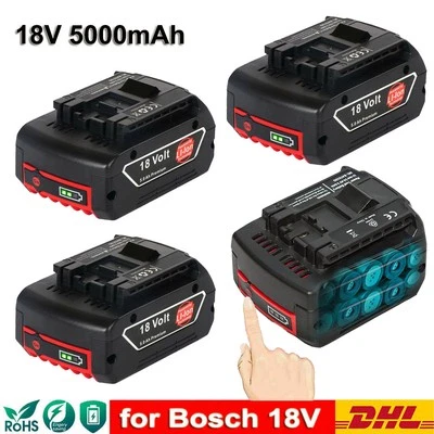 POWER WINGS Akku für Bosch 18V 5.0Ah GBA GDR BAT609 BAT611 BAT618 BAT620 BAT619 100% NEU DE