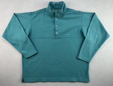 Vintage Patagonia Synchilla Snap-T Fleece Pullover 90s Made In USA Teal Large