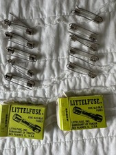 Lot of 10 Littelfuse 3AG Glass Fuses 1/4 Amp 250 Volt Slow Blow PT 1/4" x 1-1/4"