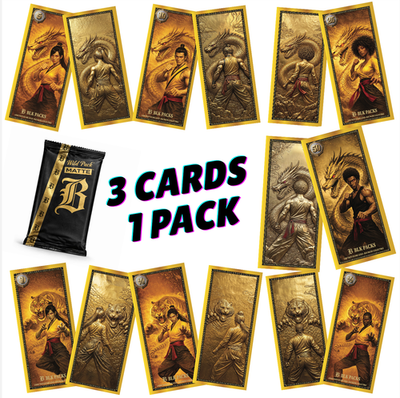#ad 1 X PACK Gold Back Dragon Notes .999 Leaf Foil Cards UNC Pre Order 4 13 26 $129.00