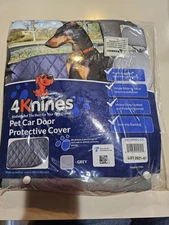 4Knines Pet Car Door Protective Cover Grey 9001-GY New