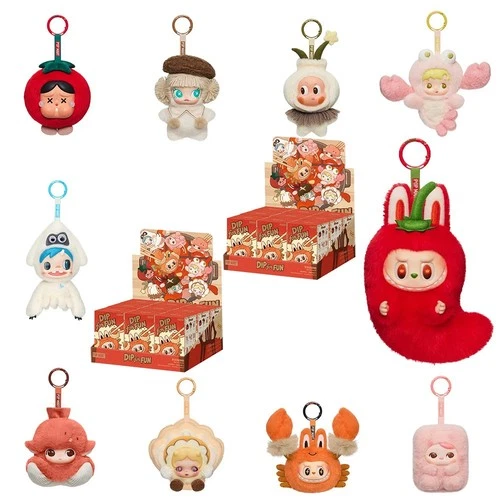 POP MART Dip For Fun Series Vinyl Doll Pendant Confirmed Plush in Open Box NEW - product listing photo