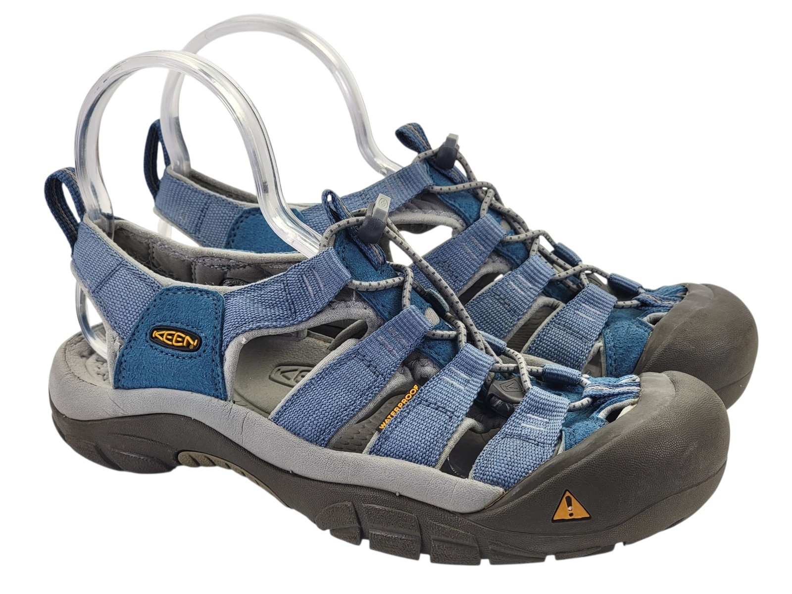 Sandali sportivi Keen Newport H2 donna blu pelle escursionismo acqua impermeabili taglia 9