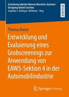 Entwicklung Und Evaluierung Eines Grobscreenings Zur Anwendung Von Eaws-Sektion