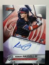 2025 Bowman's Best - Best of 2025 Autographs Robert Hassell III #B25-RH (AU, RC)