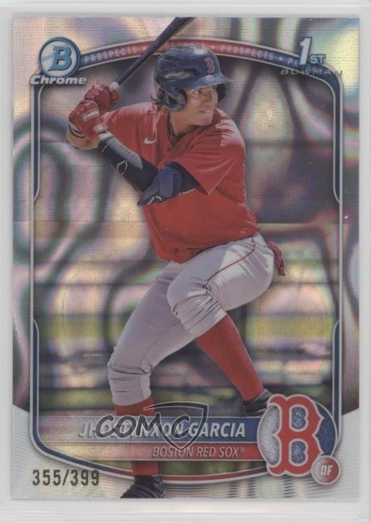 2025 Bowman Chrome Prospects Lava Refractor /399 Jhostynxon Garcia #BCP-43 2oz