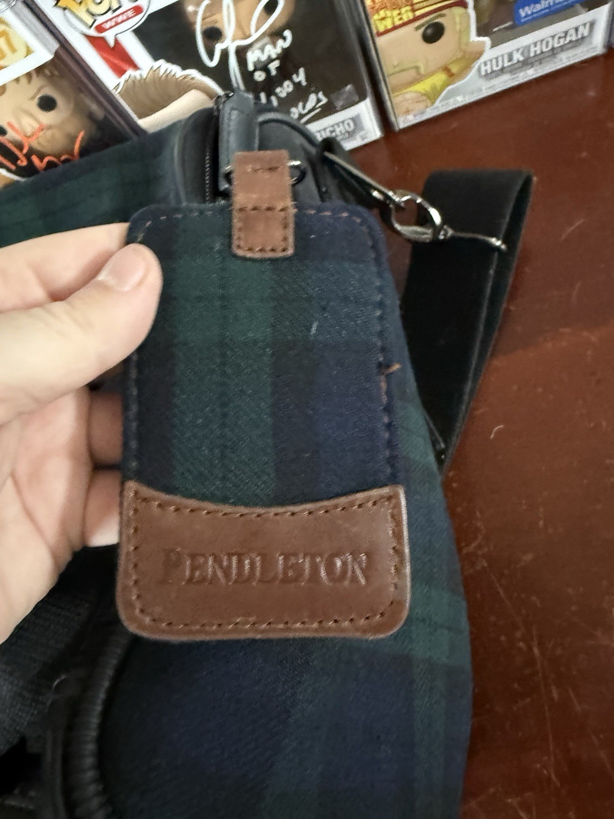 Pendleton Wool Bag - Handle And Shoulder Strap - image 6