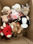 ✨Vintage Ty Beanie Babies Farm Animals Lot Of 8.