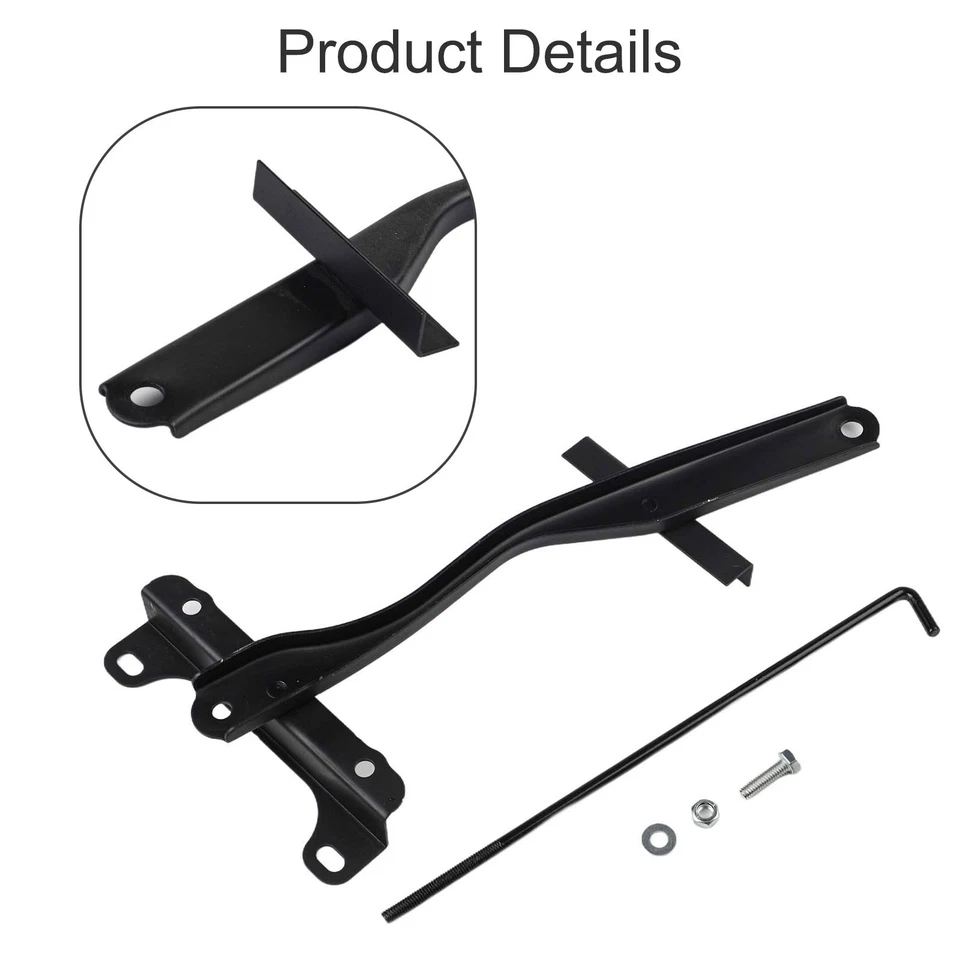 Metal Battery Hold Down Tie Bracket Clamp for Toyota For Rav4 2006 11 Black - Image 4 of 4