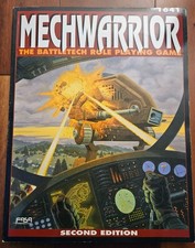 1991 FASA Battletech Mechwarrior Second Edition 1641 RPG Book
