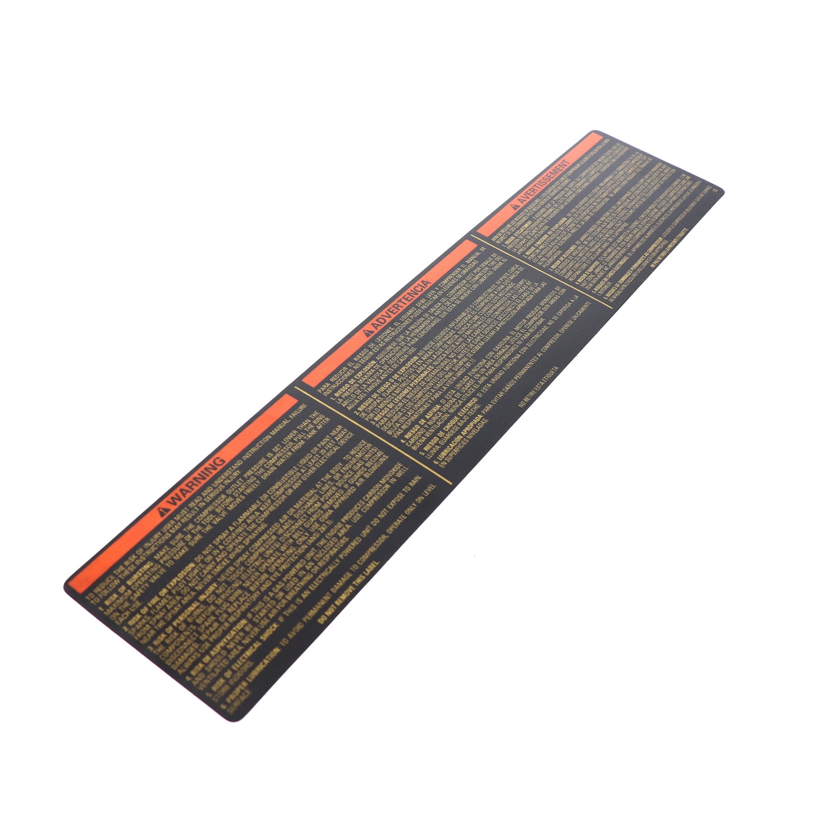 Warning Label D55154