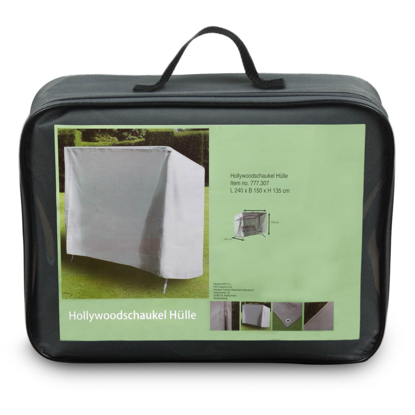 Custodia protettiva altalena Julido Hollywood protezione dalle intemperie impermeabile 240 x 150 x 135 cm foto 2