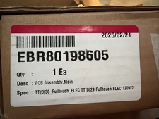 original LG Dryer Electronic Control Board - EBR80198605 OEM new