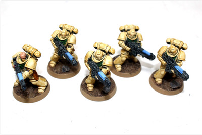 Warhammer Space Marine Primaris Hellblasters Well Painted JYS31