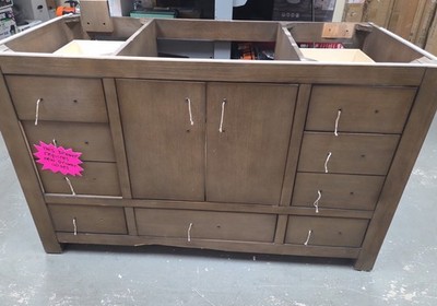 Pick Up Only MISENO Alanya 48'' Freestanding Single Basin Cabinet + Sink, Damaged