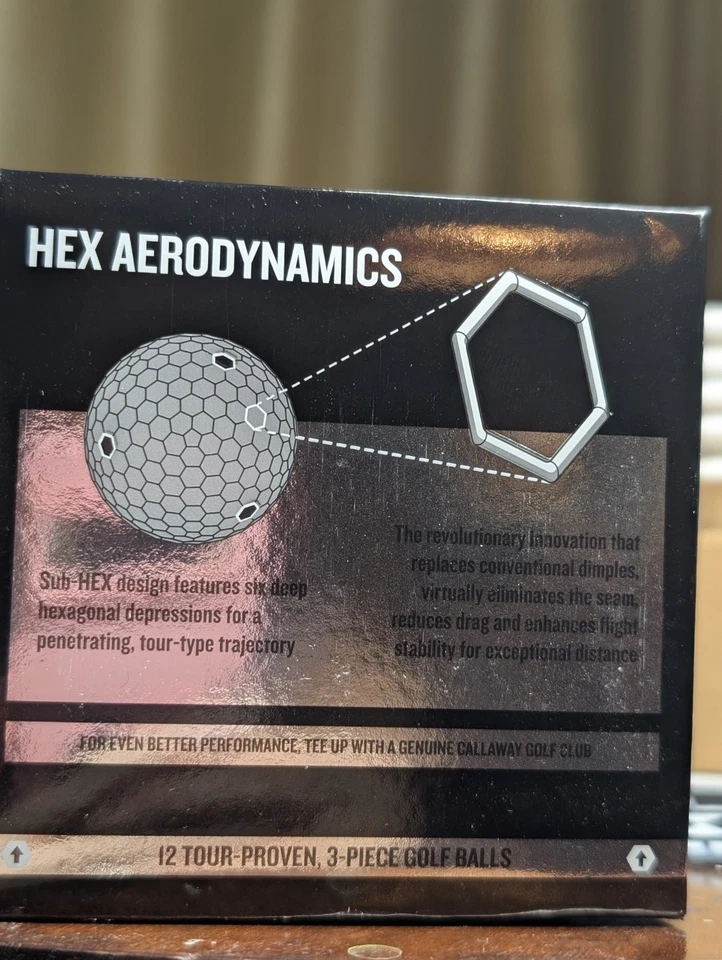 Calloway Golf HX Tour Golf Balls TWELVE New In Box - Image 4 of 4