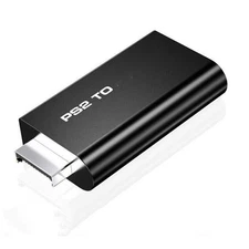 For PS2 to HDMI-Compatible Audio Video Converter Game Console to HDTV Adapter c