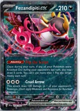 Fezandipiti ex 038/064 - Holo Carta Pokemon Rara LP