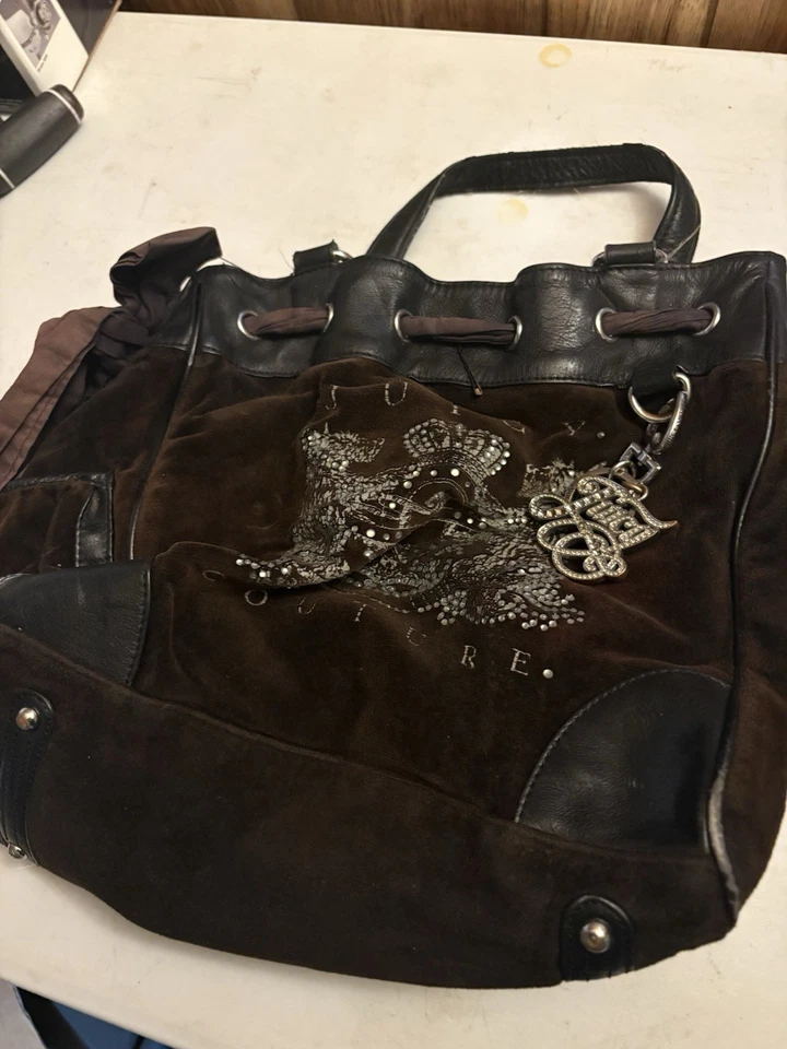 Bolso de Mano Vintage Juicy Couture Terciopelo Y2K Scottie Daydreamer Estrás Foto 4 de 4