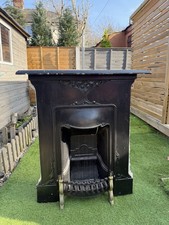 Antique Cast Iron Fireplace