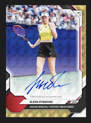 *PRE SALE* CHANCE 1/1 AUTO Elena Rybakina - 2026 Topps NOW  Tennis -/Coco Gauff